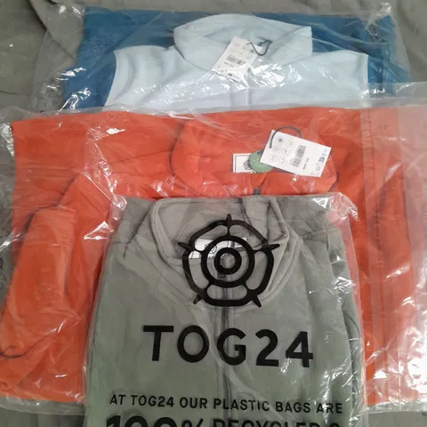 LOT OF 3 OF TOG24 JACKETS VARIOUS COLOURS, SIZES AND STYLES