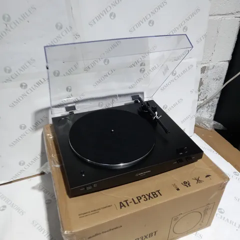 BOXED AUDIO TECH LP-3X BT AUTOMATIC WIRELESS TURNTABLE 