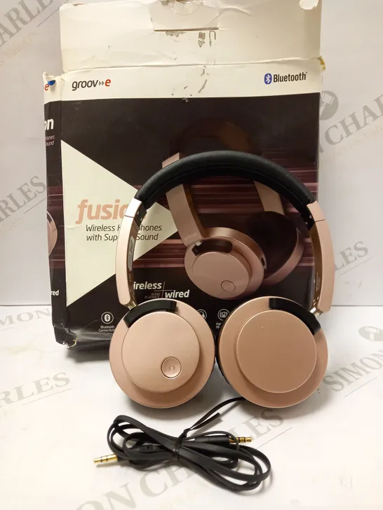 GROOV-E FUSION WIRELESS BLUETOOTH HEADPHONES