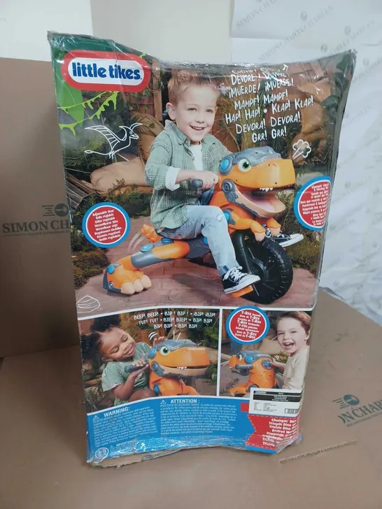 BOXED LITTLE TIKES CHOMPIN' DINO TIKE  RRP £94.99