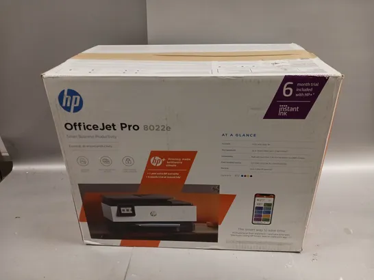 BOXED HP OFFICEJET PRO 8022e