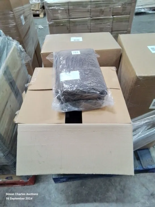 PALLET CONTAINING APPROXIMATELY 146 BRAND NEW SUPER SOFT NON-SLIP BATH MATS -BROWN