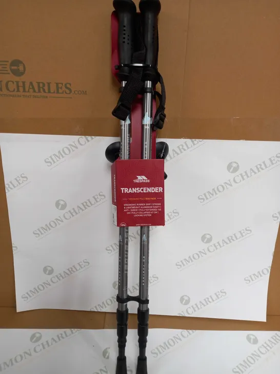 TRESPASS TRANSDUO WALKING POLE TWIN PACK