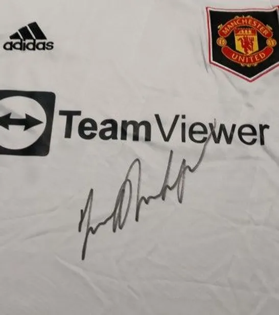 MARCUS RASHFORD SIGNED MANCHESTER UNITED ADIDAS AWAY JERSEY