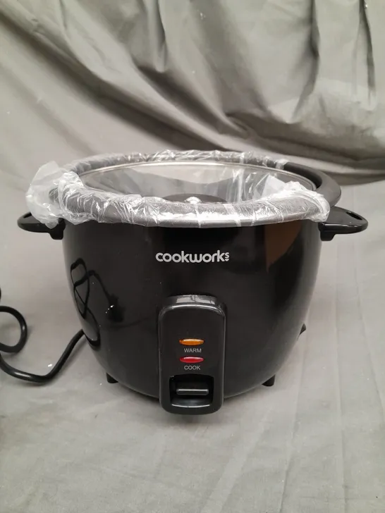 COOKWORKS BLACK RICE COOKER