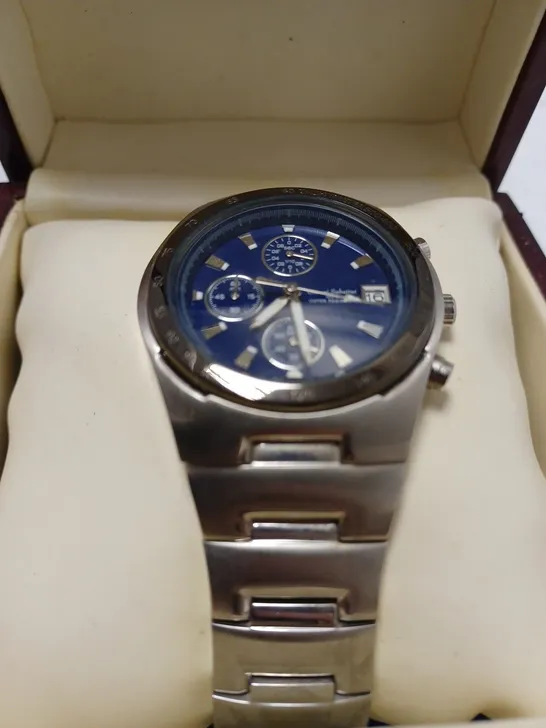 GIANNI SABATINI CHRONOGRAPH BLUE DIAL WATCH