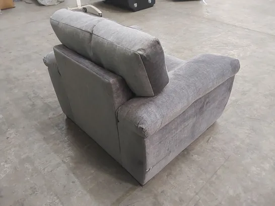 DESIGNER GREY COSY ARMCHAIR 