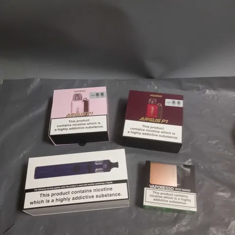 APPROXIMATELY 20 BOXED E-CIGARETTES TO INCLUDE VAPORESSO, VOOPOO, INNOKIN ETC