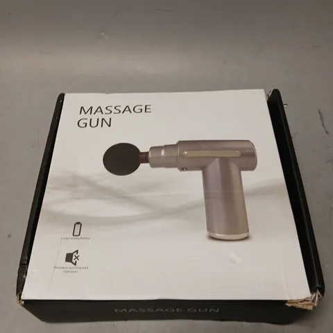 BOXED MASSAGE GUN WITH ACCESSORIES 