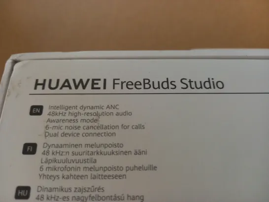 BOXED HUAWEI FREEBUDS STUDIO HEADPHONES - GOLD