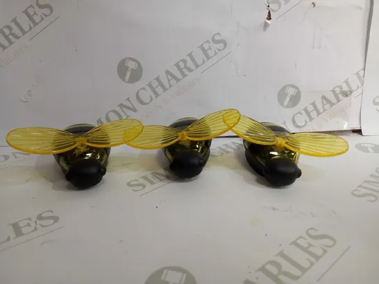 SET OF 6 SOLAR HANGING BEE'S  RRP £24.99