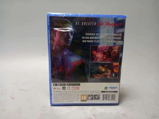 SEALED SPIDERMAN MILES MORALES (PS5)