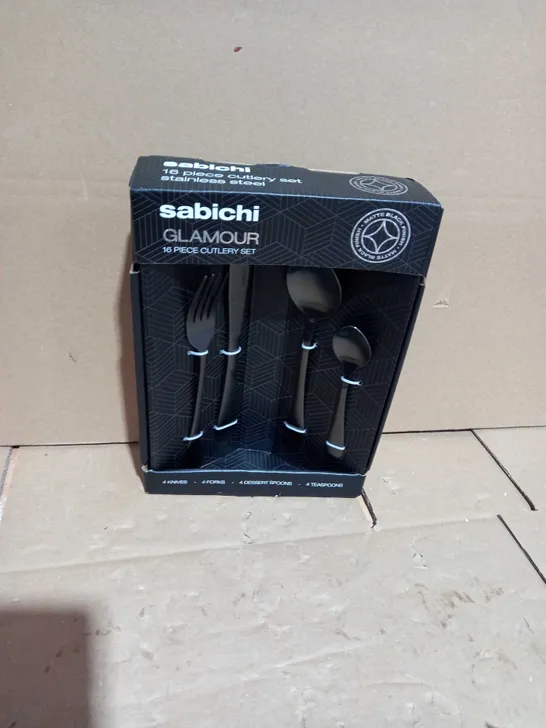 SABICHA GLAMOUR 16 PIECE CUTLREY SET