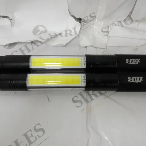 SET OF 2 SFIXX LED TORCH IN BLACK 