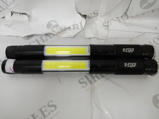 SET OF 2 SFIXX LED TORCH IN BLACK 