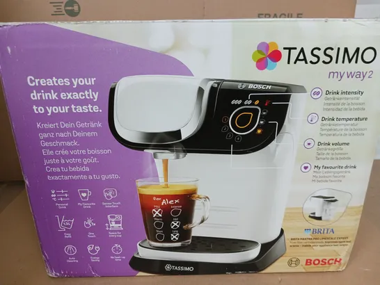 BOSCH TASSIMO TAS6504 MY WAY POD COFFEE MACHINE RRP £99