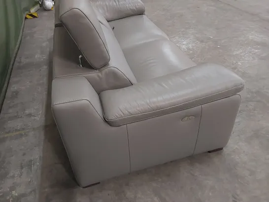 QUALITY DESIGNER ITALAIN MADE RICCARDO 3 SEATER ELECTRIC RECLINING LEATHER UPHOLSTERED SOFA