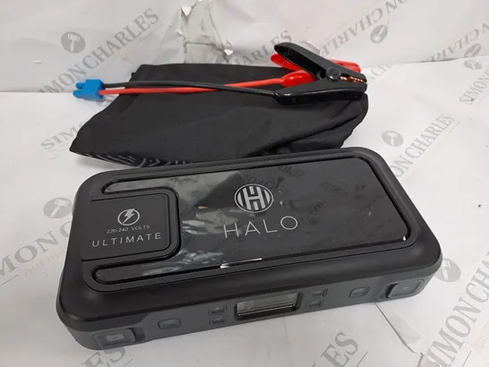 HALO BOLT ULTIMATE POWER BANK W/JUMP STARTER AIR COMPRESSOR & AC OUTLET