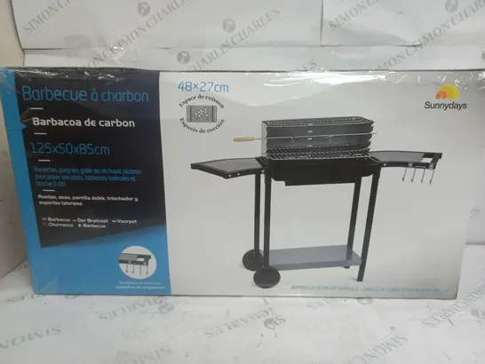 BOXED BLACK IRON BARBECUE