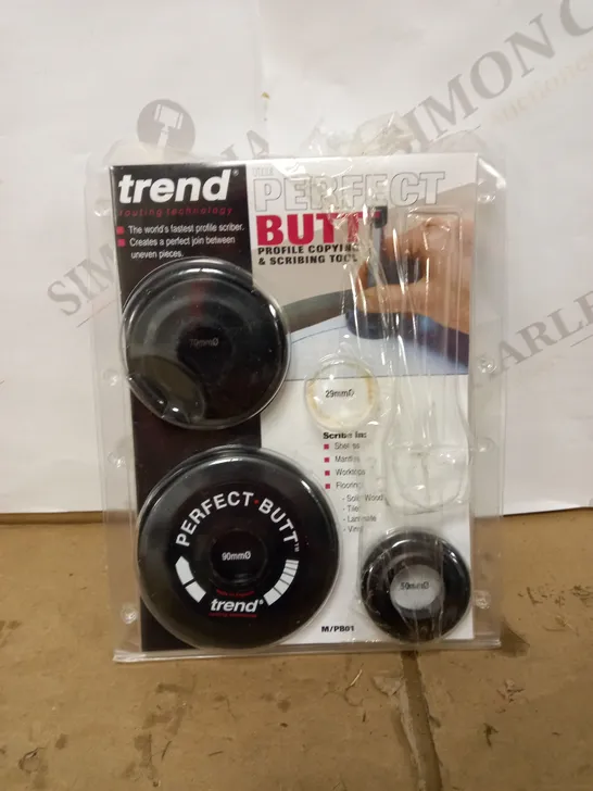 TREND ROUTING TECHNOLOGY PERFECT BUTT PROFILE COPYING & SCRIBING TOOL 29MMN