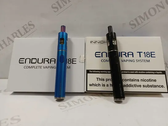 BOX OF 2 INNOKIN ENDURA T18E VAPING SYSTEM