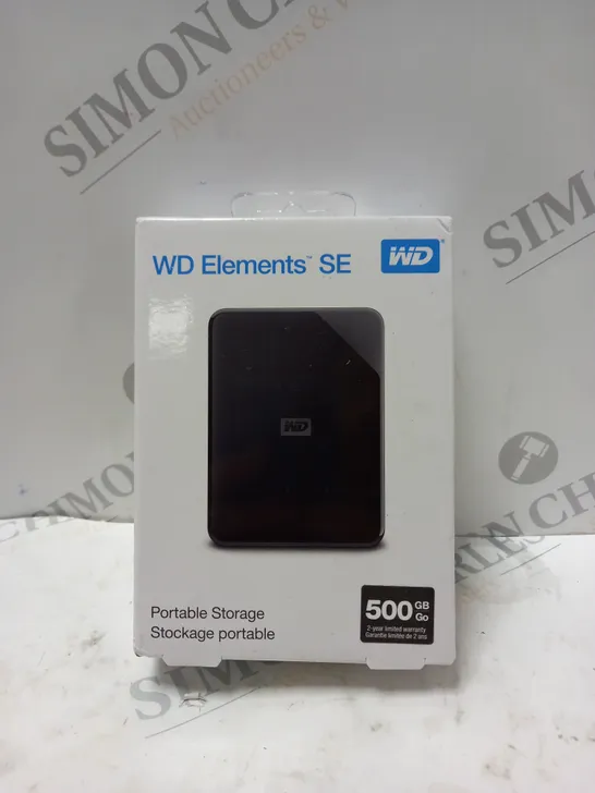 SEALED WD ELEMENTS SE PORTABLE STORAGE 500GB