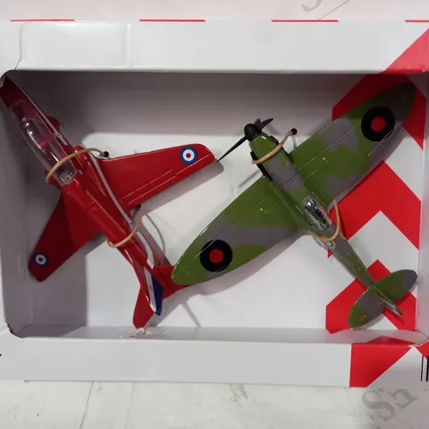 JOHN LEWIS PAIR OF DIE-CAST MODEL PLANES