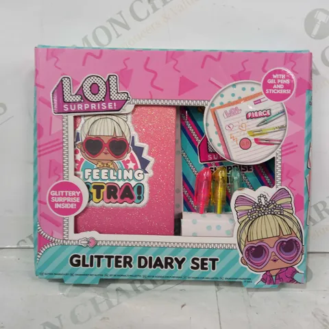 LOL SURPRISE GLITTER DIARY SET