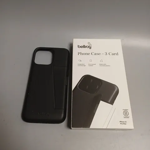 BOXED BELLROY MINIMAL WALLET PROTECTIVE CASE FOR IPHONE 15 PRO MAX