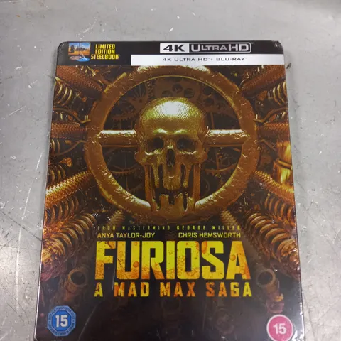 SEALED FURIOSA A MAD MAX SAGA LIMITED EDITION STEELBOOK BLU-RAY 