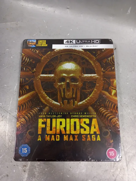 SEALED FURIOSA A MAD MAX SAGA LIMITED EDITION STEELBOOK BLU-RAY 