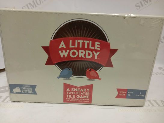 EXPLODING KITTENS A LITTLE WORDY WORD GAME SEALED   10+