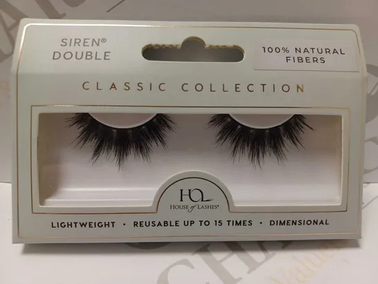 LOT OF APPROX 8 HOUSE OF LASHES SIREN DOUBLE STRIP LASHES	