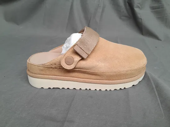 PAIR OF UGG GOLDENSTAR SUEDE CLOG SIZE 37