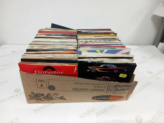 APPROXIMATELY 250  X 7” SINGLE VINYL RECORDS.