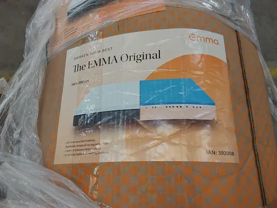 BOXED THE EMMA ORIGINAL KING SIZE MEMORY FOAM MATTRESS 