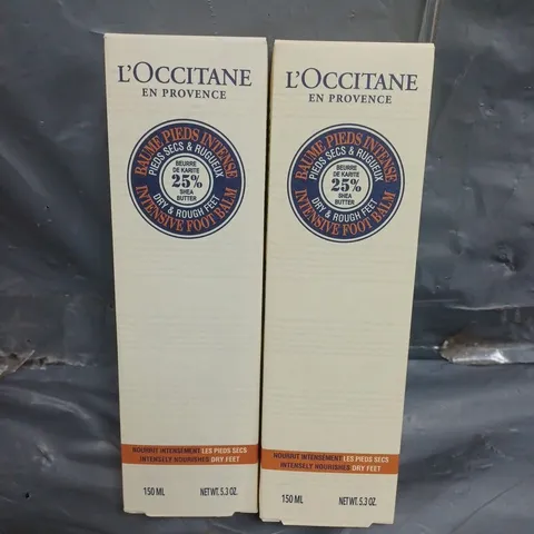 SET OF 2 L'OCCITANE EN PROVENCE FOR DRY FEET