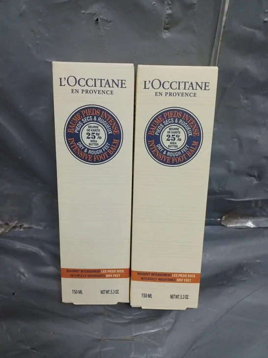 SET OF 2 L'OCCITANE EN PROVENCE FOR DRY FEET