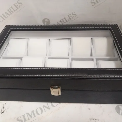 ELIZABETH GRANT LUXURY DOUBLE UP COLLECTORS WATCH BOX