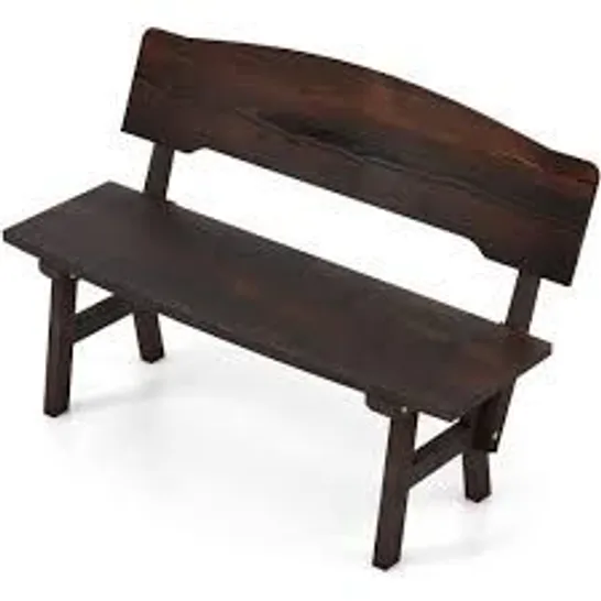 BOXED COSTWAY 2 SEATER INCLINED GARDEN BENCH