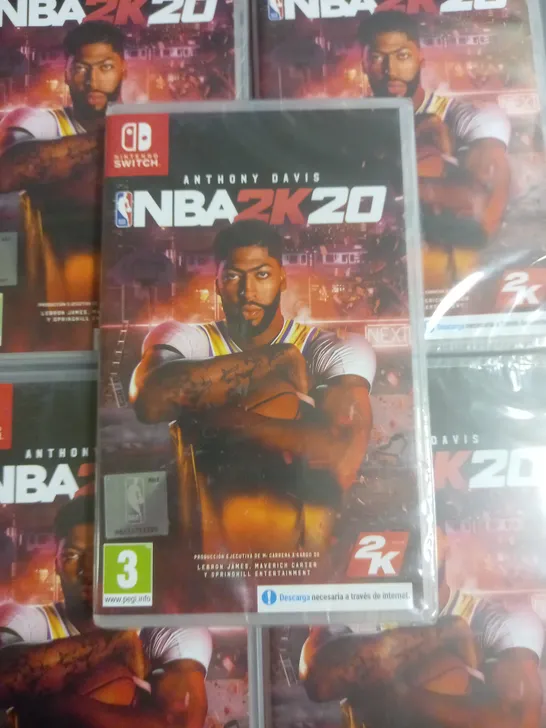 LOT OF 7 SEALED NINTENDO SWITCH NBA2K20 GAMES