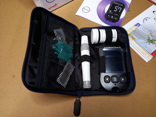 BOXED CARESENS DUAL BLOOD GLUCOSE MONITORING SYSTEM