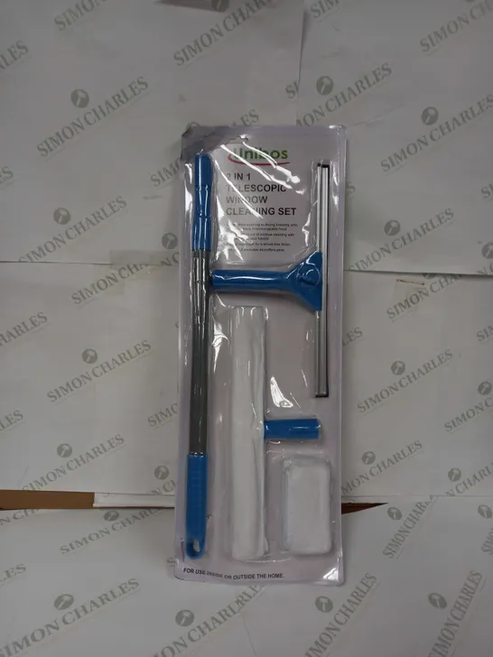 UNIBOS 2 IN 1 TELESCOPIC WINDOW CLEANING SET 