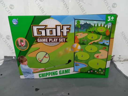 BOXED HANDROOM GOLF PLAY SET CHIPPING GAME