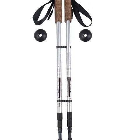 BOXED HIKING POLE ADJUSTABLE 65-135cm - SILVER