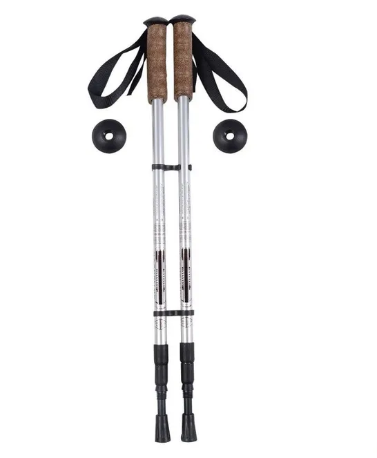 BOXED HIKING POLE ADJUSTABLE 65-135cm - SILVER