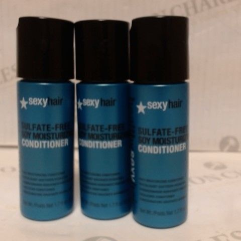 APPROXIMATELY 48 BRAND NEW HEALTHY SEXY HAIR SULFATE FREE SOY MOISTURIZING CONDITIONER 50ML