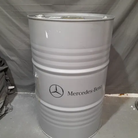 MERCEDES BENZ BRANDED 210 LITRE ENGINE OIL DRUM