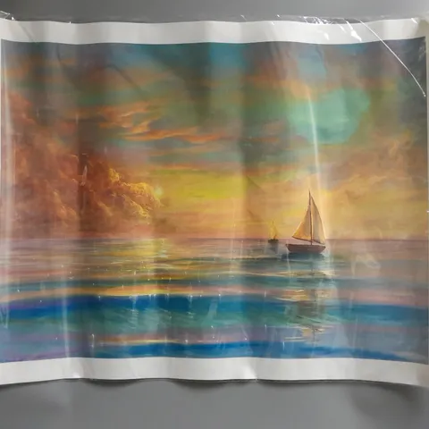 "SAILING THROUGHT DREAMS" ORIGINAL PRINT ON PAPER APPROX 51CMX41CM