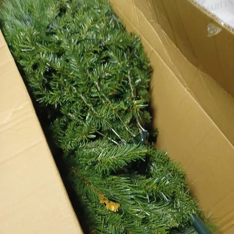 WEX CHRISTMAS PRE LIT EVERGREEN TREE MEDIUM - COLLECTION ONLY 